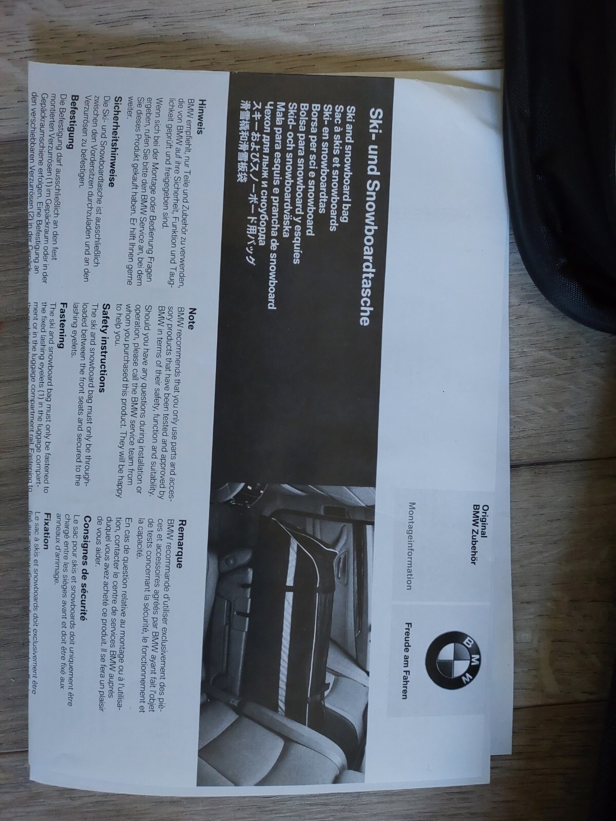 Original BMW Skisack • Ski und Snowboardtasche • 52207415421 • NEU eBay