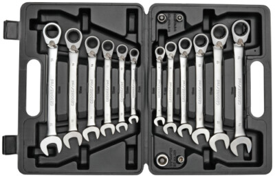 GEDORE 3300060 16-Piece Comb.ratchet span.set rev. 8-19mm 16pcs