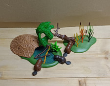 Playmobil - Biberbau mit drei Biber und Baum zum legen - 3227 -  aus 2002 (1)