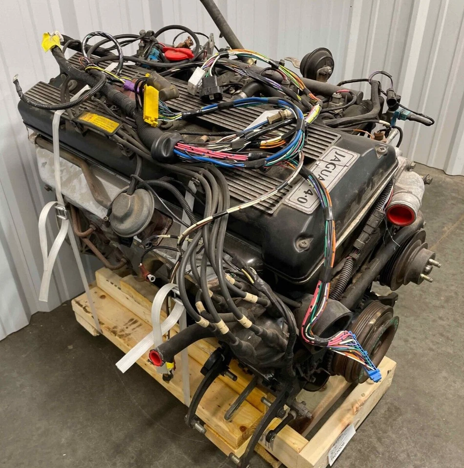 1993 Jaguar XJS 4.0L Engine Assembly 50,661 Miles Motor Vanden Plas AJ6 24 Valve — 第 2/4 张图片