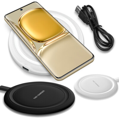 QI Wireless Ladegerät für Huawei P50 Pro Plus Charger Induktive Ladestation 15W