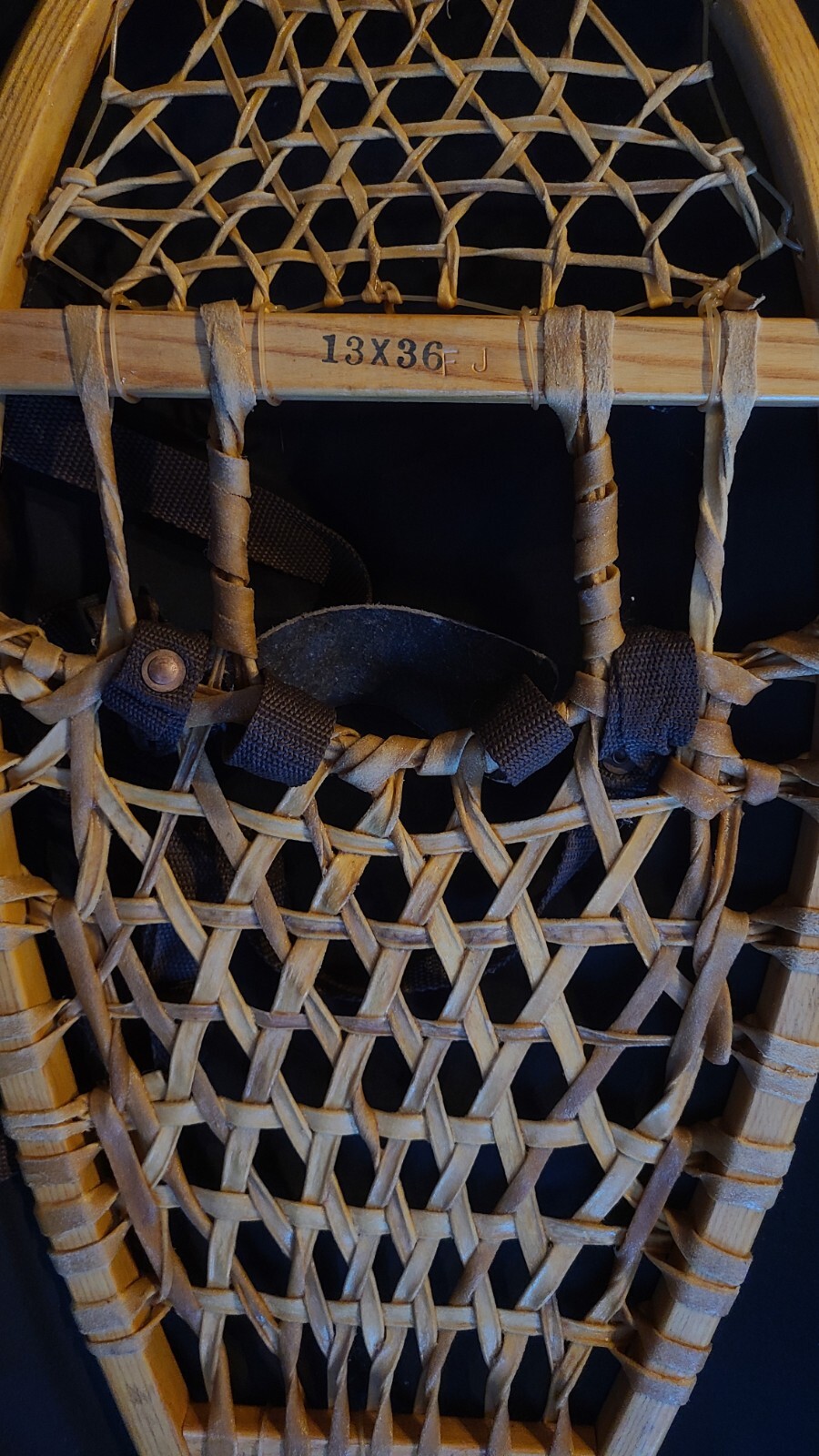 Vintage SnowTREK Wooden Snowshoes 13"x36" in great condition eBay