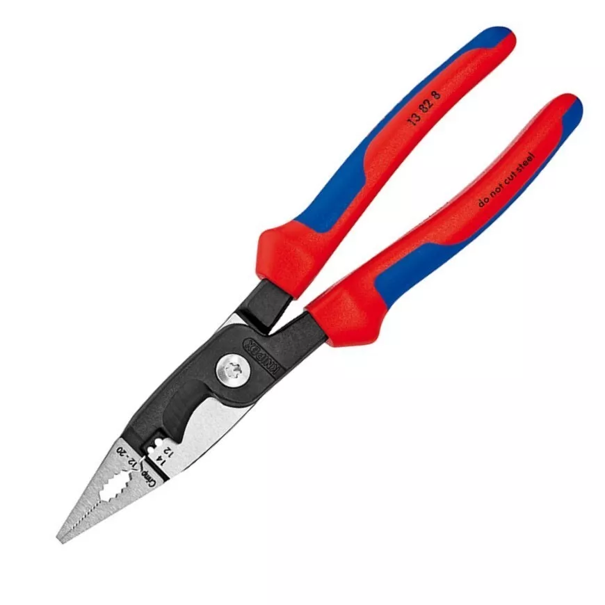 KNIPEX 8-in Home Repair Needle Nose Pliers with Wire Cutter in the Pliers  department at