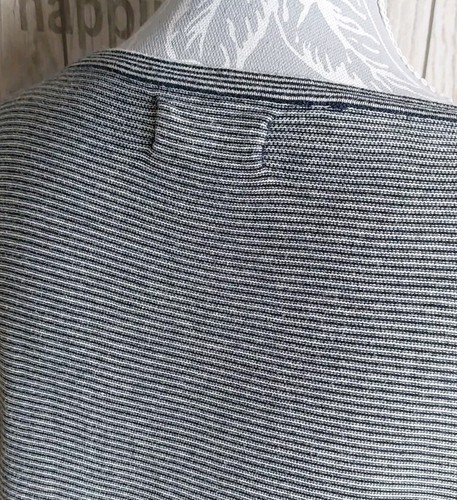 Seasalt Sophie Chadwick Women's UK 12 Roll Tab Sleeve Black Striped VERONICA Top - Picture 12 of 17