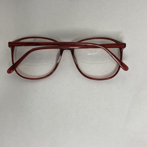 New Europa Brockport Burgandy Red Plastic Eyeglasses Frames 56-18-145 - Picture 5 of 11