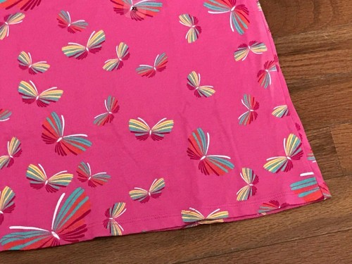 New Gap Kids Girls Dark Pink Butterfly Print Top Size XL 12 - Picture 2 of 6