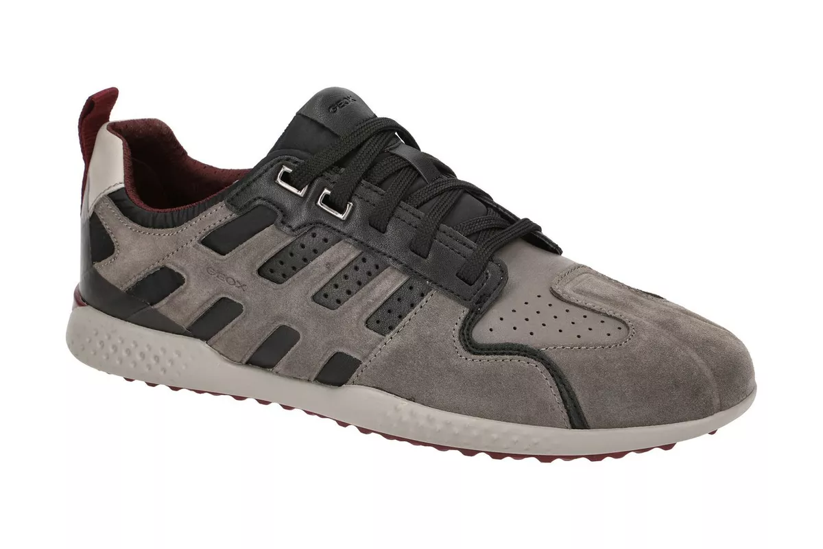 Geox Respira Sport Snake 2 Zapatillas Hombre Zapatos U948DA Stone / Black  Oferta