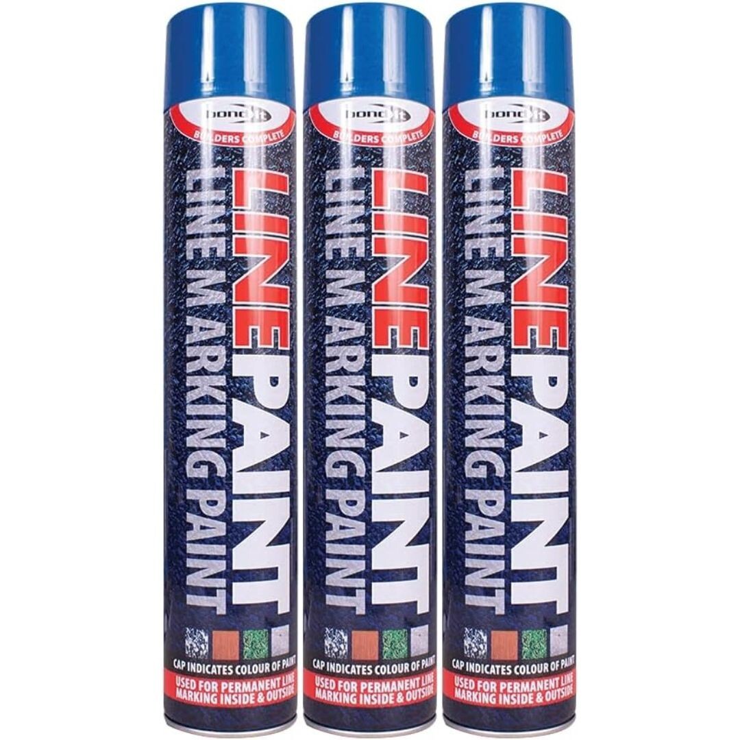 B&Q - Line Marker Paint Quick Drying Resin Warehouse FloorHigh Performance Line Marking PaintBlue750Ml - Image 3