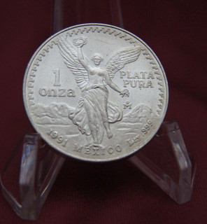 1991 libertad mexican silver coin
