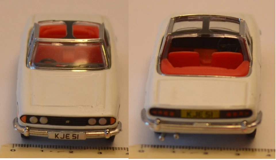 Triumph stag cabriolet blanche 1969 dinky matchbox dy28 1991 1/43 - Photo 2/3