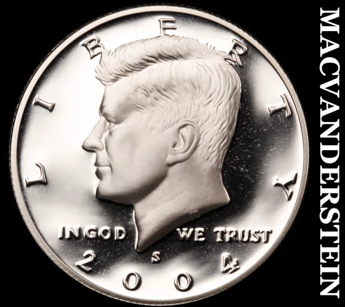 2004-S Kennedy Half Dollar- Silver Choice Gem Proof Luster #i3759