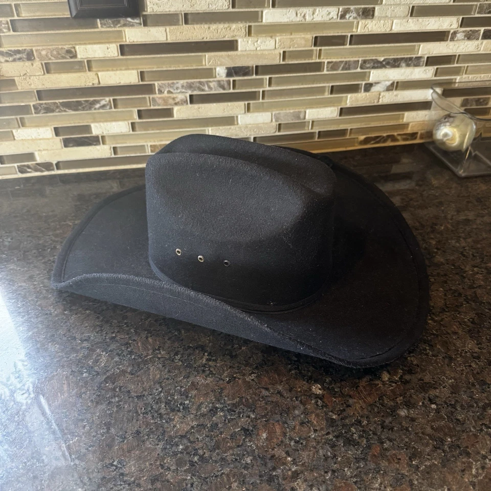 Шляпа ковбойская взрослая черная вестерн войлок Western Express Mexico 7,48 дюйма - Изображение 2 из 4