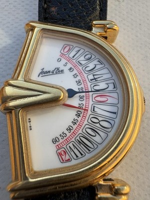 Jean d'Eve Sectora   Vintage Klassiker mit retrograder Anzeige   Armbanduhr