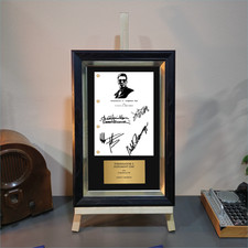 Terminator Judgement Day Movie Script Display with Signature Framed Wall Art
