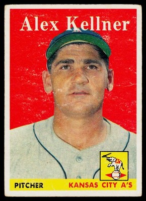 1958 Topps Baseball Set Break #3 Alex Kellner