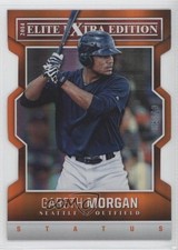 2014 Panini Elite Extra Edition Status Orange Die-Cut 8/10 Gareth Morgan #23 0f8