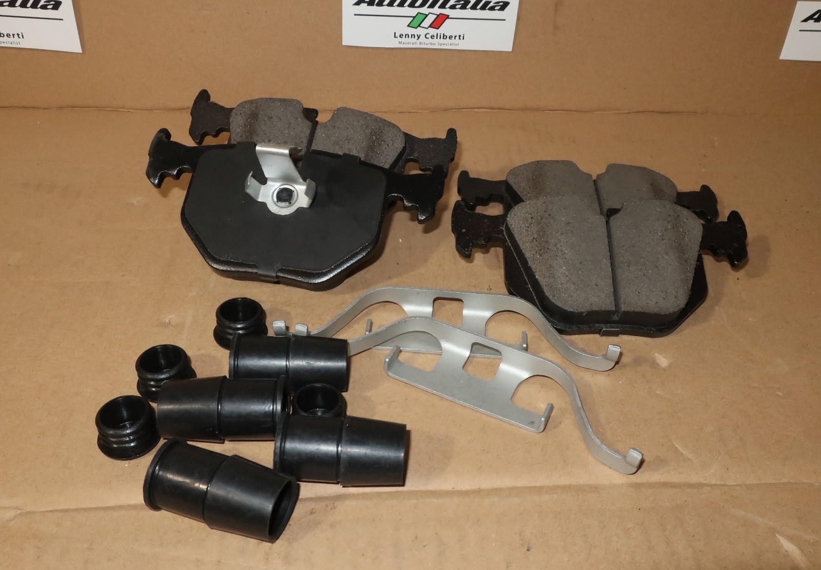 Maserati Biturbo  REAR BRAKE PAD SET with Hardware  GHIBLI II ABS  370200042