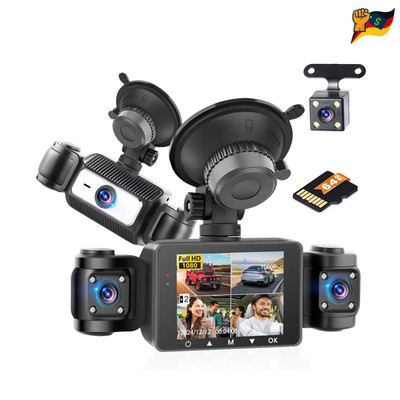 Hikity 4 Kanal Dashcam 360 Grad FHD 1080P 4