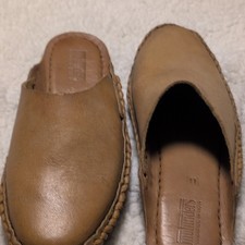 Mohinders Men s Brown Leather Slip-On Mule Cl...