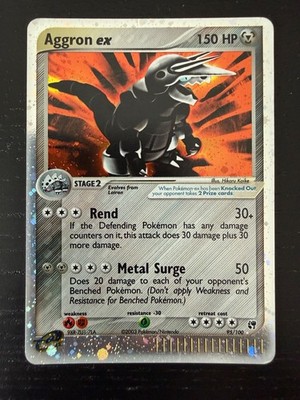 Pokemon Aggron EX #95 Sandstorm Pokémon-ex Ungraded