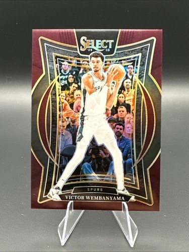 2024-25 Panini Select Victor Wembanyama Maroon Prizm /175 San Antonio Spurs