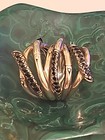 Vintage John Hardy Sterling Silver  Wide Black Sapphire Planted 3 Bamboos Ring — photo 7