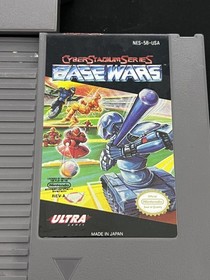 3 NES Games Lot - Bubble Bobble /Battle Chess / Cyberstadium Base Wars AUTHENTIC