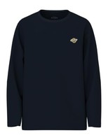 Jungen T-Shirt Name It Nkmvimpel Ls Nreg, Schwarz, 116 Cm, Baumwolle