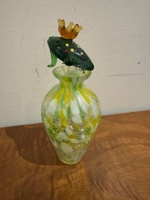 Beautiful 2000 Cesar Palma Frog Perfume Bottle Empty but Delightful