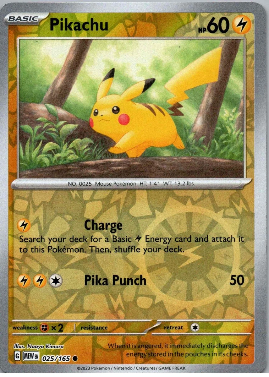 Pikachu 025/165 Miscellaneous Cards & Products for sale | eBay