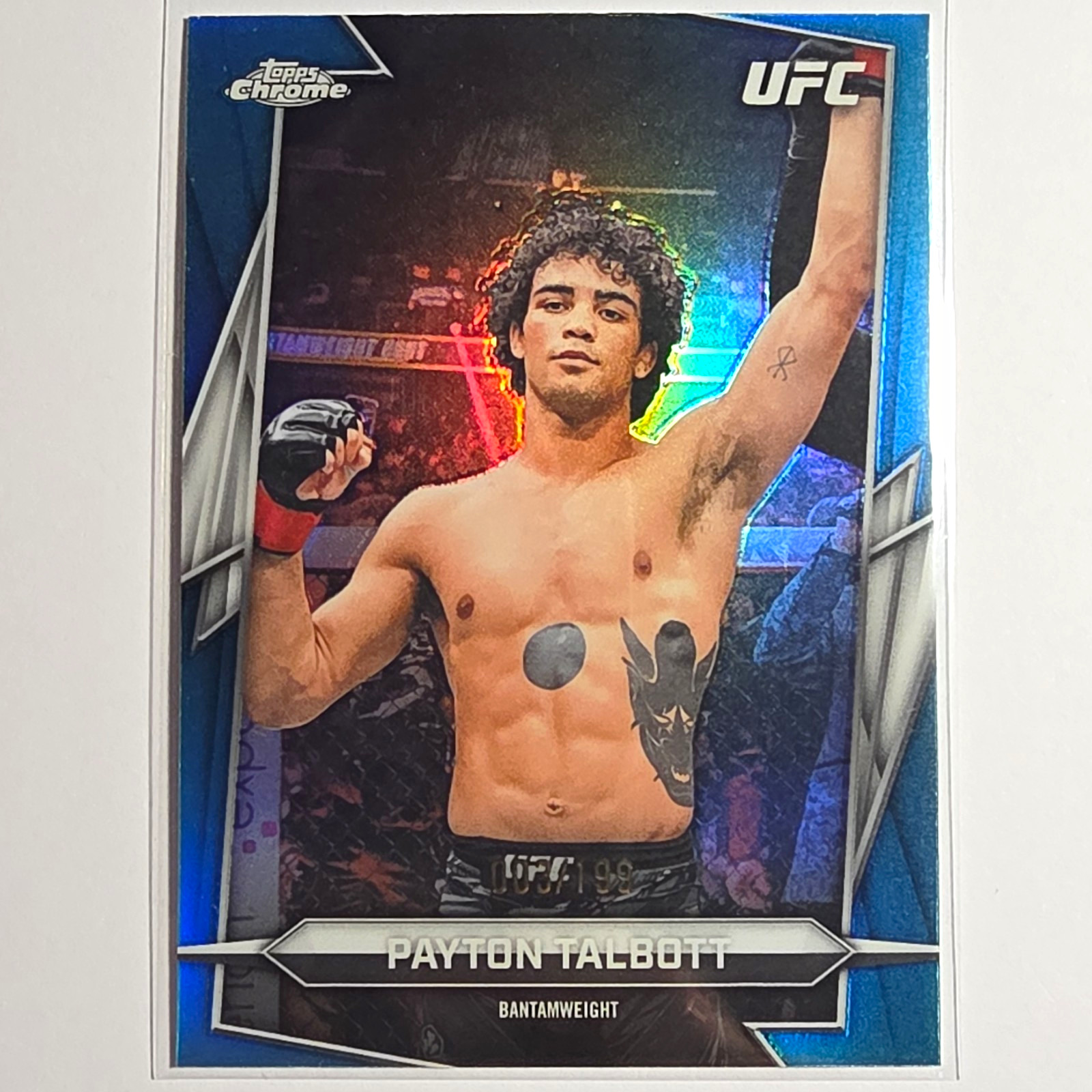 2026 Topps Chrome UFC - Payton Talbott #17 MMA Parallel 3/ 199
