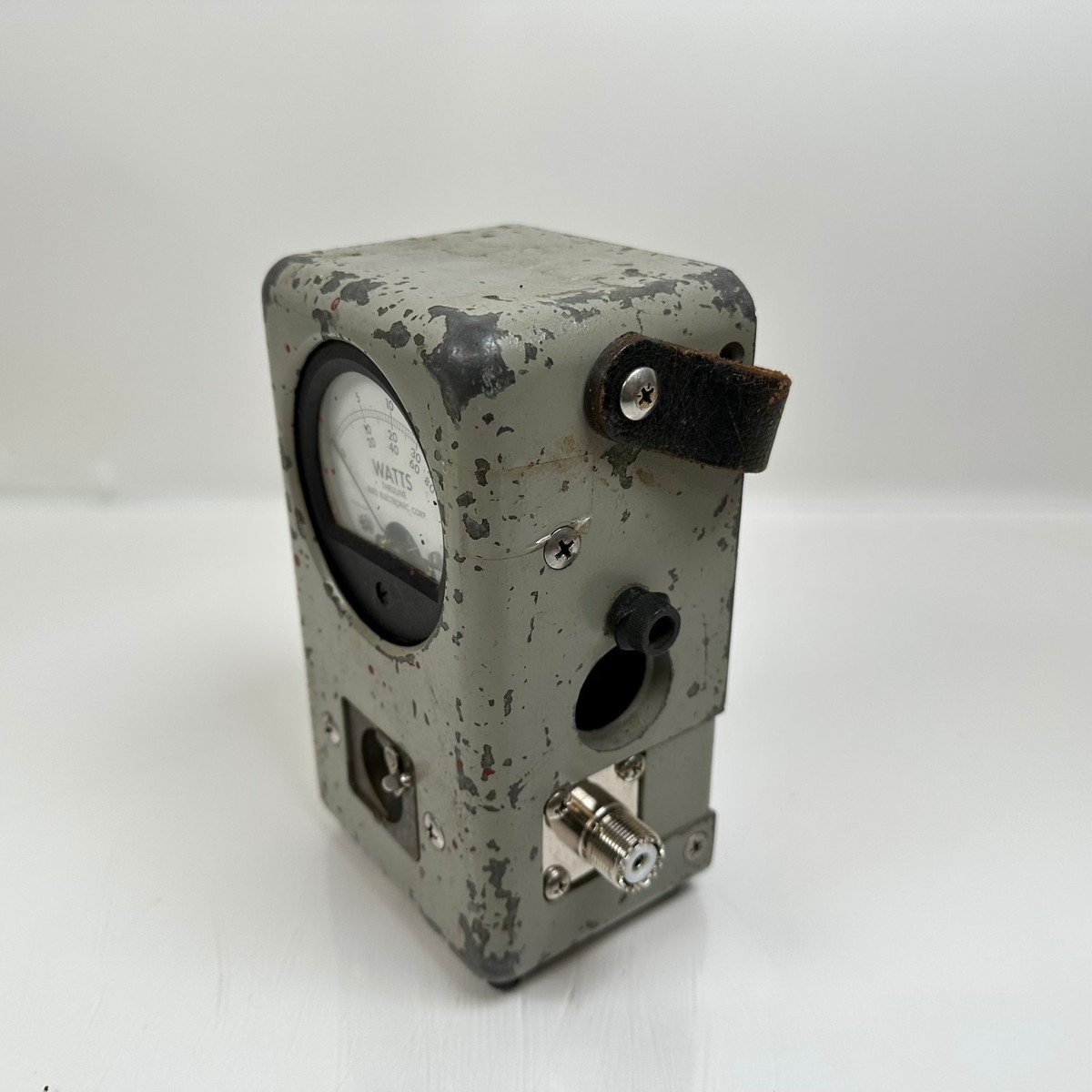 THRULINE BIRD MODEL 43 WATTMETER IMPEDANCE 50 OHMS SOLD AS IS FOR PARTS