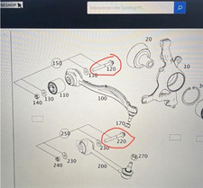 Mercedes GLK Schrauben für Querlenker und Zugstreben (4x) Mercedes GLK Schrauben für Querlenker und Zugstreben (4x)