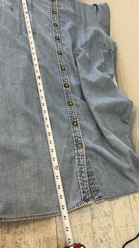 Style&co Damen Midikleid Gr. 22 Blau Denim 80er 90er Y2K Klassisch Freizeit - Bild 13 von 13