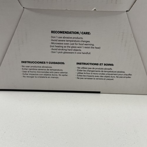 Cristar Mikonos Stemless Tumblers Clear Wine Glasses Set of 4 11.5oz. NEW - Picture 6 of 9