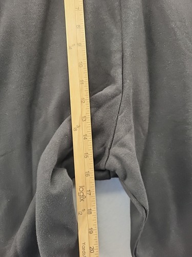 Terra & Sky Womens Sweatpants 4X 28W30W Plus Black Joggers Fleece Pant Pull On - Picture 10 of 24