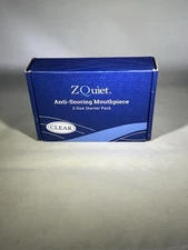 ZQuiet Anti-Snoring Mouthpiece Starter Pack with 2 Sizes - Open Box Unused