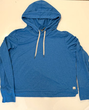 Vuori Halo Essential Hoodie Pullover women's size XL blue perfect