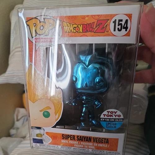 Funko Pop! Vinyl: Dragon Ball - Vegeta - (Blue , Chrome) - Toy Tokyo New York...