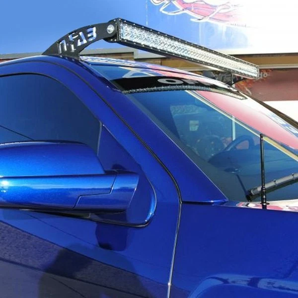 For Chevy Silverado 3500 HD 15-19 Mounts Textured Black Roof Mounts for 50-1/2" — 第 3/4 张图片