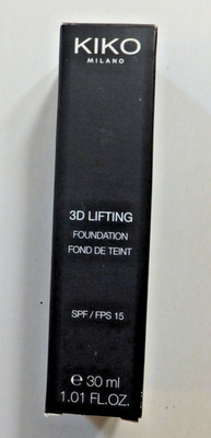 NEU UND ORIGINALVERPACKT - KIKO Milano 3D Lifting Foundation 30 ml - Farbton 02 - Light Almond - selten
