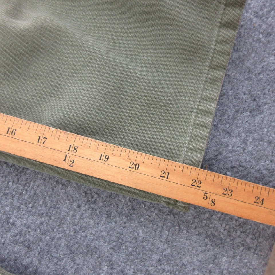 Pantalones Carhartt Niñas 10 Verde Lona Utilidad Carpintero Ropa de Trabajo Algodón Foto 3 de 4