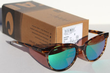 COSTA DEL MAR Isla POLARIZED Sunglasses Womens Tortoise/Green Mirror 580G NEW