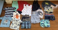 36 Boys 18 - 24 Months Bundle Mixed Lot Rompers, Shorts, Shirts, Swim Suit