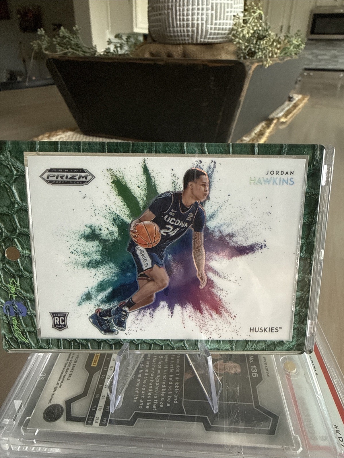 2023 Prizm Draft Picks Jordan Hawkins Color Blast Case Hit