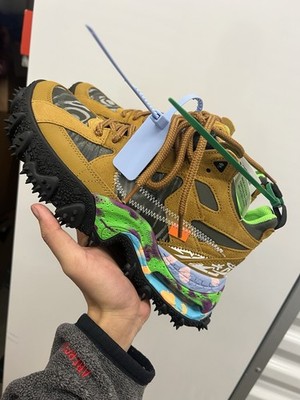 Nike Air Terra Forma Off-White Wheat Green Strike dq1615700 size 3.5, 4, 6.5, 7