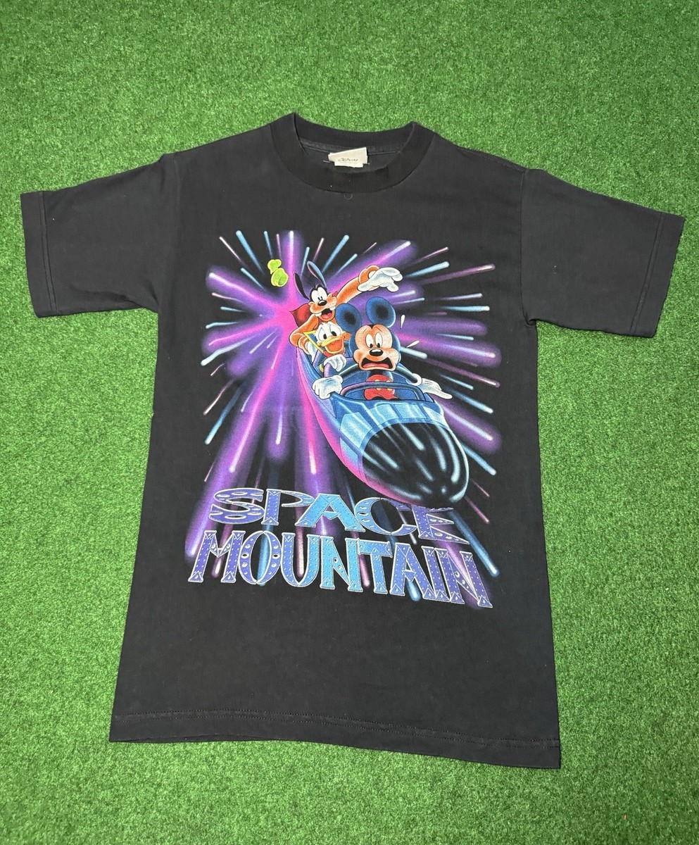 CRAZY 90s Space Mountain Disney World vintage T-shirt Disneyland