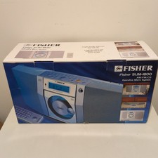 Fisher SLIM-1800 CD Player AM/ FM Tuner Compact Stereo Radio With Remote