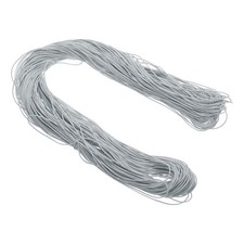 1mm 109 Yard Waxed Polyester Cord Silver Gray for Jewelry Making