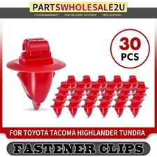 30x 17mm Nylon Fender Moulding Fastener Clips for Toyota Tacoma 2001-2012 Tundra